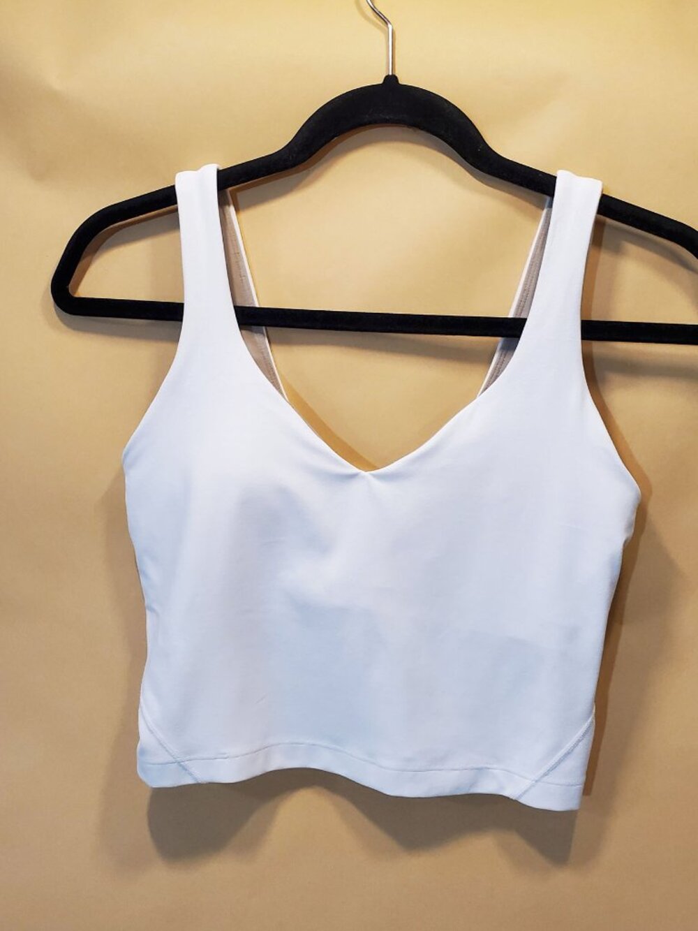 Lululemon Align cropped tank white size 8